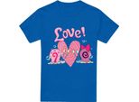 Spongebob Squarepants - Maglietta "San Valentino"" Da Uomo TV6374 (4XL) (Blu Reale)"
