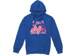 Spongebob Squarepants - Felpa Con Cappuccio "Valentine's Love"" Da Uomo TV8677 (M) (Blu Reale)"