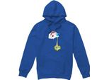 Ren & Stimpy - Maglia Con Cappuccio "Non Prendermi In Giro!"" Per Uomo TV8746 (Xxl) (Blu Reale)"