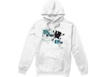 Spongebob Squarepants - Felpa Con Cappuccio "59% Sponge 41% Bob"" Da Uomo TV8803 (Xxl) (Bianco)"