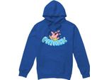 Spongebob Squarepants - Felpa Con Cappuccio "Happy Go Lucky"" Da Uomo TV8842 (Xl) (Blu Reale)"