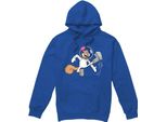 Spongebob Squarepants - Felpa Con Cappuccio "Karate"" Da Uomo TV8845 (M) (Blu Reale)"