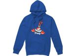 Spongebob Squarepants - Felpa Con Cappuccio "Mr Krabby"" Per Uomo TV8846 (M) (Blu Reale)"