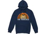 Star Trek - Felpa Con Cappuccio "San Francisco Trek"" Per Uomo TV8182 (Xl) (Navy)"