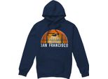 Star Trek - Felpa Con Cappuccio "San Francisco Trek"" Da Uomo TV8182 (Xxl) (Navy)"
