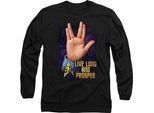 Star Trek - Maglietta "Llap 50"" Per Uomo/Donna Unisex TV9584 (S) (Nero)"