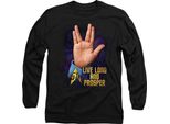 Star Trek - Maglietta "Llap 50"" Per Uomo/Donna Unisex TV9584 (M) (Nero)"