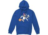 Spongebob Squarepants - Felpa Con Cappuccio "Karate"" Da Uomo TV8845 (Xl) (Blu Reale)"