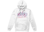 Grease - Felpa Con Cappuccio "Grease Is The Word"" Da Uomo TV9012 (M) (Bianco)"