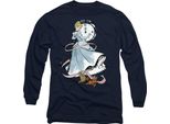 Cenerentola - Maglietta "Clock Strikes Twelve"" Per Uomo/Donna Unisex TV14765 (Xl) (Blu Navy)"