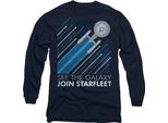 Star Trek - Maglietta "Reclutamento Della Flotta Stellare"" Per Bambini/Ragazzi Unisex TV9620 (Xl) (Marine)"