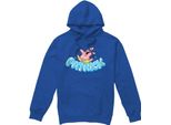 Spongebob Squarepants - Felpa Con Cappuccio "Happy Go Lucky"" Da Uomo TV8842 (L) (Blu Reale)"