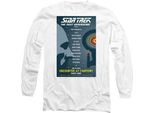 Star Trek - "The Next Generation Stagione 1 Episodio 1"" Maglietta Per Bambini/Donne Unisex TV9786 (M) (Bianco)"