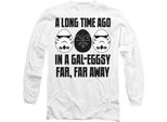 Star Wars - Maglietta "Galeggsy Far, Far Away"" Per Uomo/Donna Unisex TV14112 (S) (Bianco)"