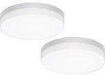 Plafoniera, Efficienza Energetica, Design Minimalista, 2 Pezzi, Bianco Caldo