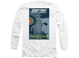 Star Trek - Maglietta "The Next Generation Stagione 1 Episodio 2"" Per Uomo/Donna Unisex TV9788 (S) (Bianco)"