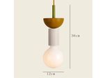 Lampada A Sospensione A Led, Design Moderno, Adatta Per Uso Interno, Bianco Freddo, G