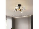Lampada A Sospensione, Design Moderno, Compatibile Con I Led, 3 Teste In Nero, 3 Temperature Di Colore
