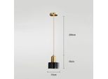 Lampada A Sospensione, Design Moderno, Compatibilità E27, Nero, Luce Calda