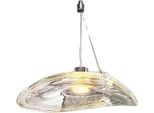 Lampada A Sospensione, Design Moderno In Vetro, Funzione Interruttore A Sensore, D39Cm, Luce Bianca