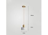 Lampada A Sospensione, Design Moderno, Compatibilità E27, Bianco, Luce Fredda