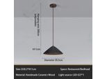 Lampadario, Lampada A Sospensione, Portalampada Personalizzabile, Design Elegante, Stile H, Luce Naturale 4000K