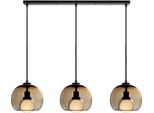 Lampadario, Lampada A Sospensione, Stile Moderno, Installazione Versatile, Colore Ambrato Lungo 3H, Luce Bianca