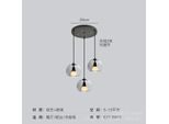 Lampada A Sospensione, Lampada A Sospensione, Stile Moderno, Installazione Versatile, Vetro Trasparente A 3H, Luce Calda