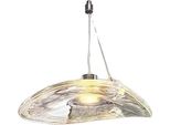 Lampada A Sospensione Led Per Scale, Design Moderno In Vetro, Funzione Interruttore A Sensore, D25Cm, Luce Calda