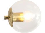 Lampadario, Design Moderno, Led Ad Alta Efficienza Energetica, Trasparente, 6 Teste, Senza Lampadine