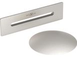 Mexen Uni Tappo Con Troppopieno Per Vasca Da Bagno Indipendente, Nichel Spazzolato - 5100-97