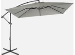 Ombrellone Quadrato Offset 3X3M, Verde Kaki