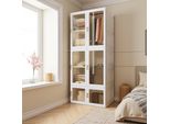 Proximax Armadio Versatile In Tessuto, Pratico Armadio A 6 Ante, 10 Scomparti E 1 Asta Appendiabiti, Salvaspazio, Flessibile E Pieghevole, Ideale Per Camere Da Letto, Corridoi E Piccoli Appartamenti