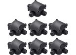 Scatola Di Derivazione A 3 Vie IP68 Connettori Cavi Impermeabili 7 Pz.