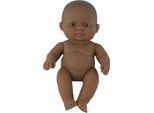 Miniland Baby Doll - Bambola Realistica Ragazza Latino-Americana 21Cm