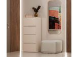 Cassettiera Stretta Con Ante Atalla - Cashmere