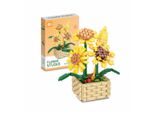 Coil Blocchi Da Costruzione Giocattolo, Bouquet Di Fiori, Set Di Blocchi Da Costruzione, Blocchi Da Costruzione Giocattolo, Set Da Costruzione, Collezione Botanica, Decorazioni Per La Casa, Modello: 9110A, Giallo, 550 Pezzi.