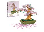 Coil Blocchi Da Costruzione Giocattolo, Bouquet Di Fiori, Set Di Blocchi Da Costruzione, Blocchi Da Costruzione Giocattolo, Set Da Costruzione, Collezione Botanica, Arredamento Per La Casa, Modello: 9111A, Rosa, 563 Pezzi.
