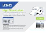 High Gloss Label - Die-Cut Roll: 76Mm X 127Mm, 250 Labels