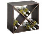 Kesper Portabottiglie, 50 X 50 X 25 Cm, Tinto Scuro Kesper 69241