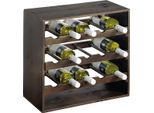 Kesper Portabottiglie, 50 X 50 X 25 Cm, Tinto Scuro Kesper 69243