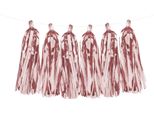 Ghirlanda Di Nappe Per Feste In Oro Rosa 2,5 M - Taglia Unica