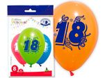 Set Di Palloncini Per Compleanno 18 Anni Anniversario Decorazione 10 Pezzi Colorati -