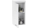 Homcom Armadietto A Muro Armadietto A Muro Con Anta, Armadietto Da Bagno, Armadietto Da Cucina A 2 Livelli, Armadietto A Muro Per Medicinali Bianco 37,2 X 24,5 X 76,8 Cm