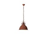 Brilliant Lampe Jesper Pendelleuchte 38Cm Glas Rostfarbend 1X A60, E27, 60W, Geeignet FüR Normallampen (Nicht Enthalten) Kette Ist KüRzbar