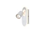 Brilliant Lampe, Kimon Led Wandspot Weiß, 1X PAR51, GU10, 5W Geeignet FüR Reflektorlampen, Kopf Schwenkbar
