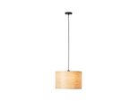 Brilliant Lampe, Romm Pendelleuchte 35Cm Holz Hell/Schwarz, 1X A60, E27, 52W, Kabel KüRzbar / In Der HöHe Einstellbar