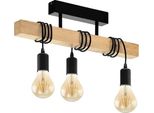 Lampada A Sospensione, Stile Industriale Retrò, Compatibile Con Lampadine E27, 3 Luci Nere, Senza Lampadina