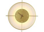 Applique Con Orologio, Design Moderno, Funzione Orologio Integrata, Tipo J-Gold, Luce Calda