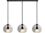 Lampadario, Lampada A Sospensione, Stile Moderno, Installazione Versatile, Vetro Trasparente Lungo 3H, Luce Calda